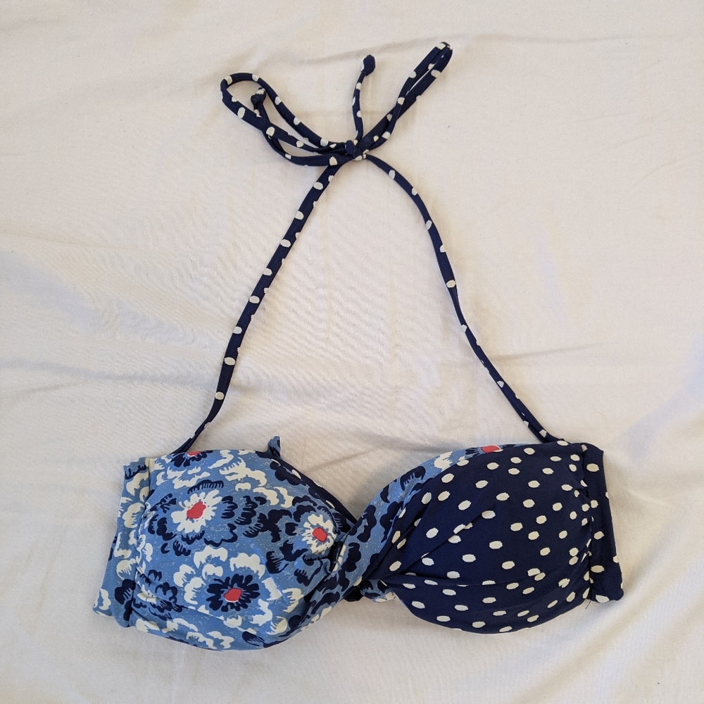 Quiksilver Wild Poppy Twist Bandeau Bikini Top